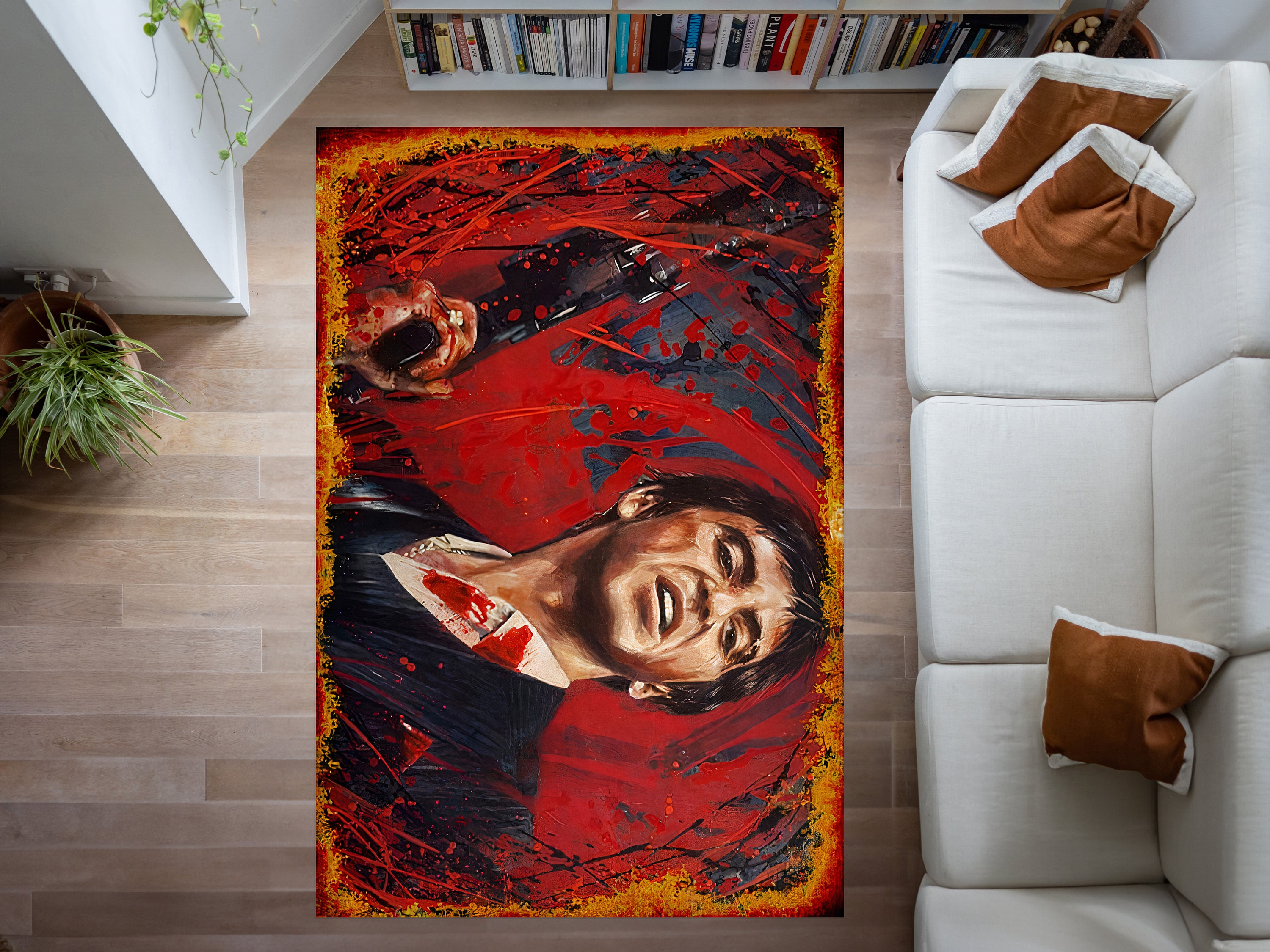 Scarface Rug, Scarface, Tony Montana, Scarface Carpet Scarface Rug, Scarface, Tony Montana, Scarface Carpet