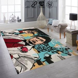 Tony Montana Rug,scarface Rug,rugs for Bedroom,aesthetic Men
