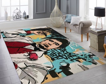 Scarface Rug: Tony Montana Art, Non-Slip Area Carpet