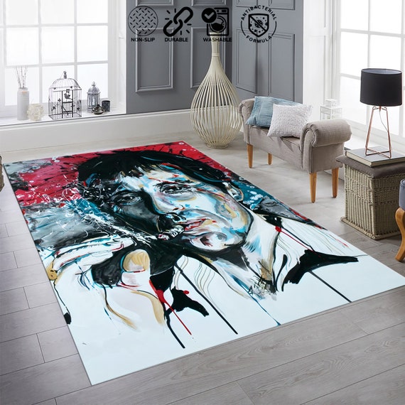 Scarface, Scarface Rug, Tony Montana, Scarface Carpet Scarface, Scarface Rug, Tony Montana, Scarface Carpet