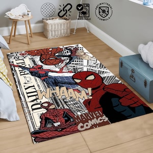 スパイダーマンカバーラグ - Etsy 日本