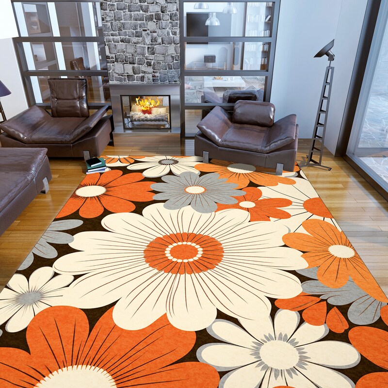 Flower Rug - Etsy