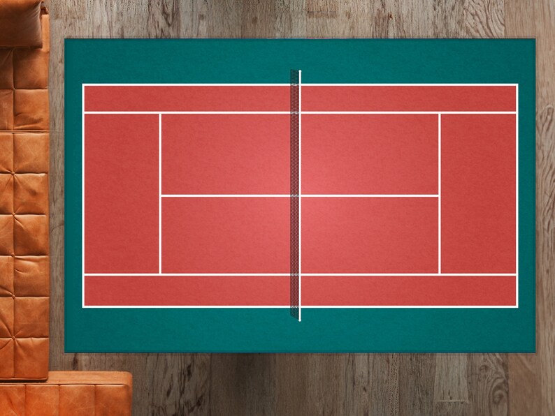 Tennisbana-matta: Ny sportmatta bild 2