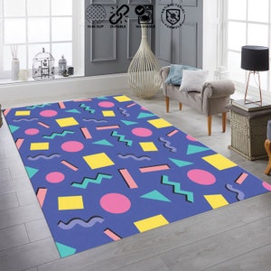Tapete de fliperama, tapete de decoração moderna de fliperama, tapete de sala de jogos, tapete de pista de boliche, sala 237, série de jogos, tapete de carta de jogador, tapete personalizado, tapete de fliperama dos anos 80