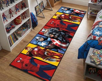 【希少】スパイダーマン2 ブランケット ラグ 織物 y2k インテリア スパイダーマンラグ、ソーラグ、アイアンマンラグ、子供部屋ラグ、子供