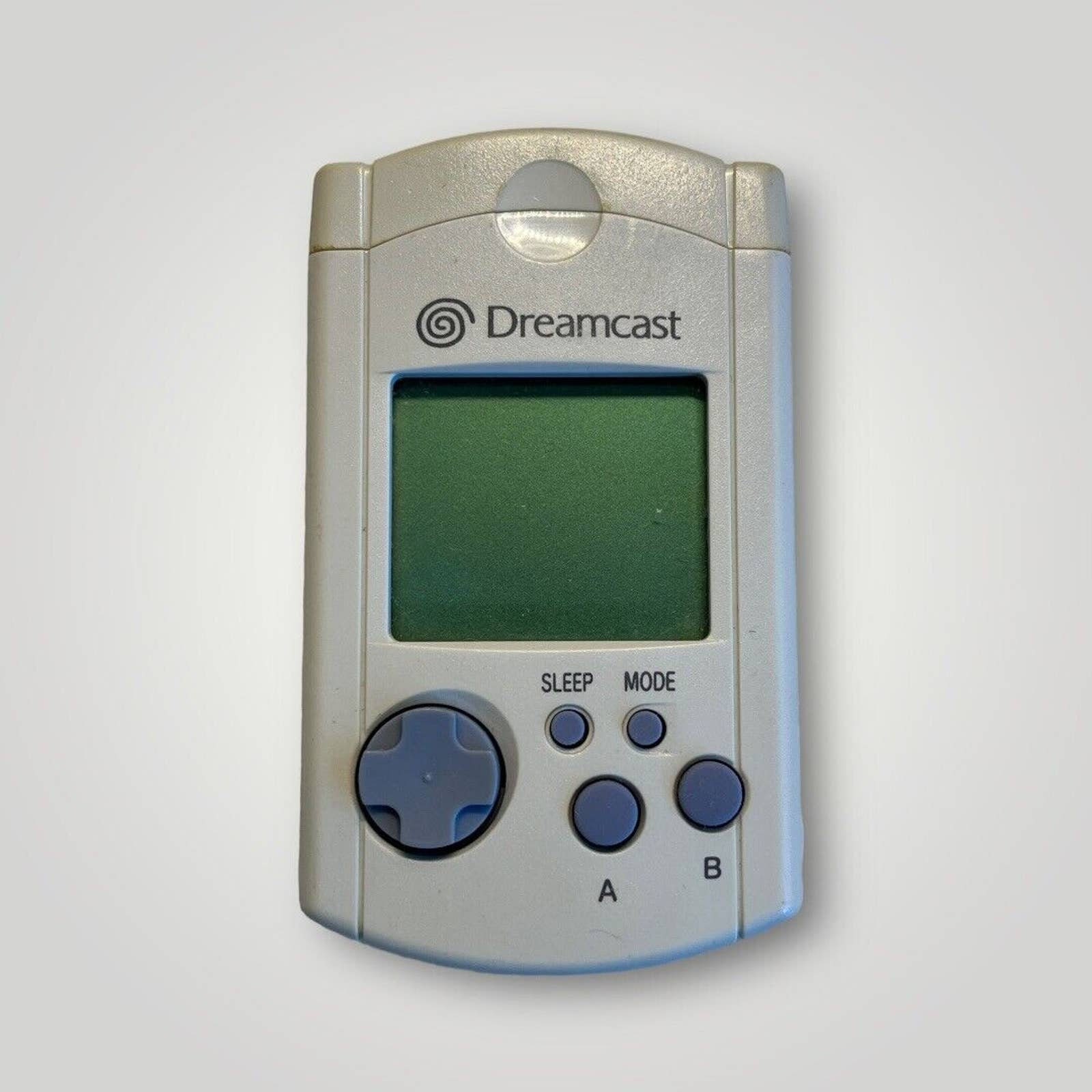 Official Sega Dreamcast VMU Visual Memory Unit Card With Cap Gray