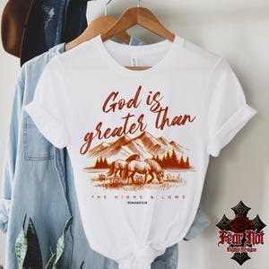 Western png, Christian png, God is greater, png, God png, Bible verse