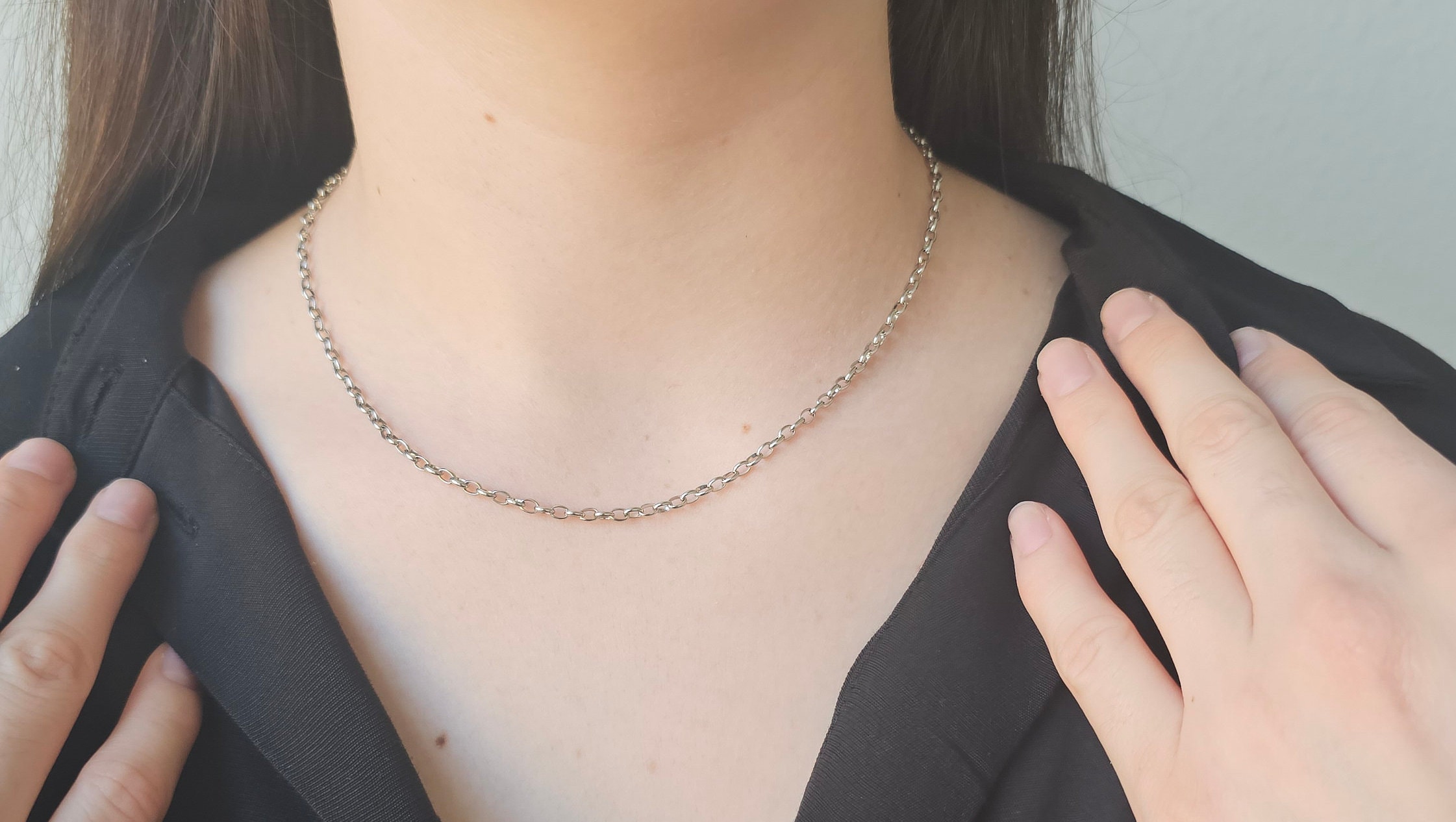 UNALLOYED★男女兼用★人気★U PENDANT CHAIN NECKLACE / SILVER U PENDANT CHAIN NECKLACE / SILVER - 감도 깊은 취향 셀렉트샵 29CM