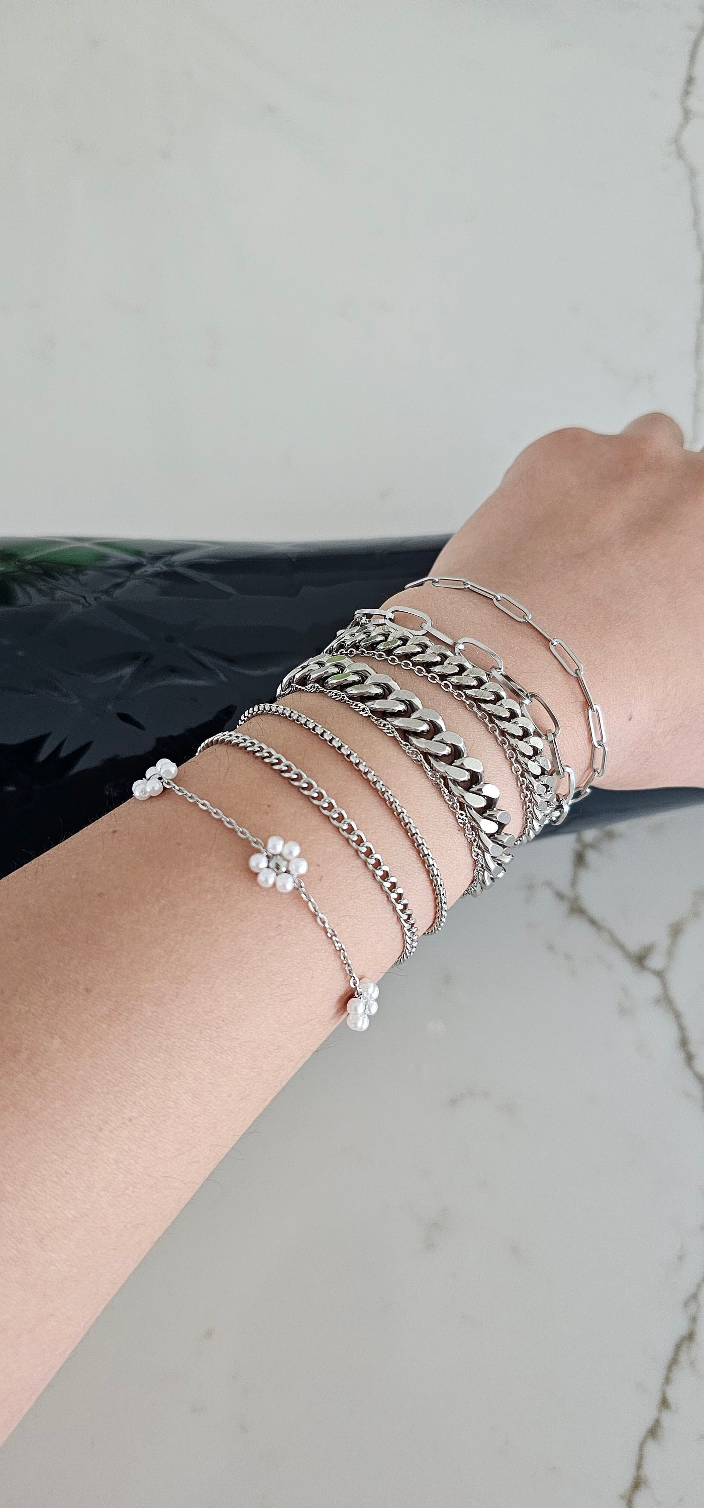 Silver Delicate Bracelets, Dainty Bracelet Set, Two Minimalist Bracelets, Delicate Bracelet, Gift for her, Gold Bracelet, Silver Bracelet