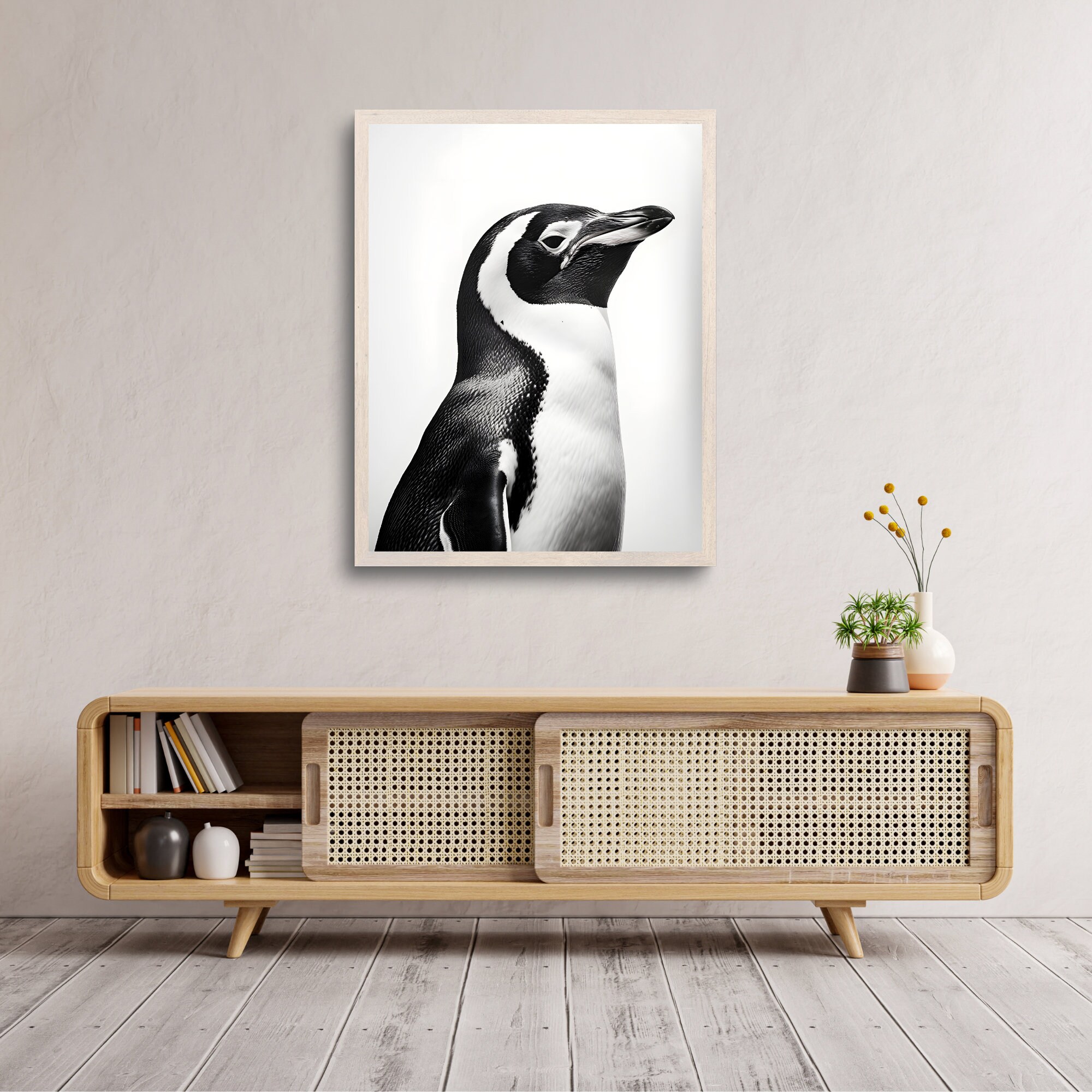 Digital Download Penguin, Wall Art, Wall Decor, Download Print ...