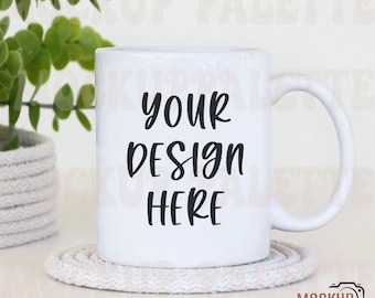 White Mug mockup, coffee mug mock up, mug mockups, pod ceramic cup mock ups, 11 oz mug mockup, rustic mug photo template, instant download