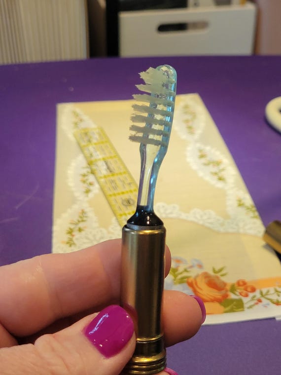 Vintage Travel Toothbrush