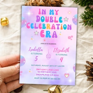 Join Birthday Party Invitation: Editable Canva Template (Digital Download