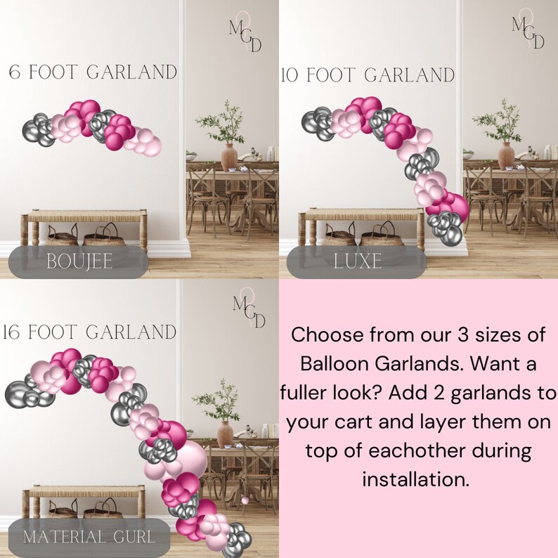 Boho Girl Baby Shower DIY Balloon Garland Kit Etsy