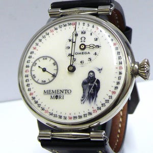 Omega Regulateur Memento Mori Oversized Gents wristwatch (Serviced) 1925's