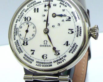 オメガ デビル スイス製 メンズ腕時計 ゴールド文字盤 32 mm クォーツ