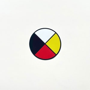 Native Stickers - Medicine Wheel
