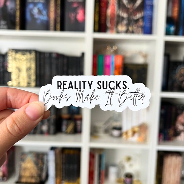 Rude Bookish Sticker | Funny Kindle Stickers, Bookish Gifts, Kindle Case Sticker, Gift for Book Lover, Book Sticker, Book Merch, Book Swag