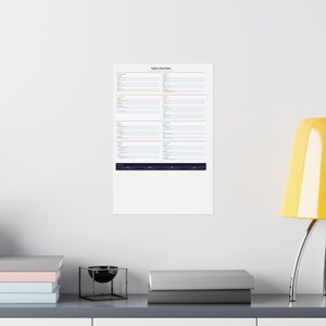 Python Cheatsheet Poster - Developer Reference Wall Art - Tech Office Decor Bild 8
