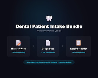 Mund-Nasen-Maske Set | HIPAA-Mitteilung, Gesundheitsgeschichte, Fiskusgrundsätze, Einverständniserklärungen (Wort)