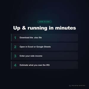 Side Hustle Tax Spreadsheet | 1099 Tracker, Mileage Log (Excel Google Sheets) image 7