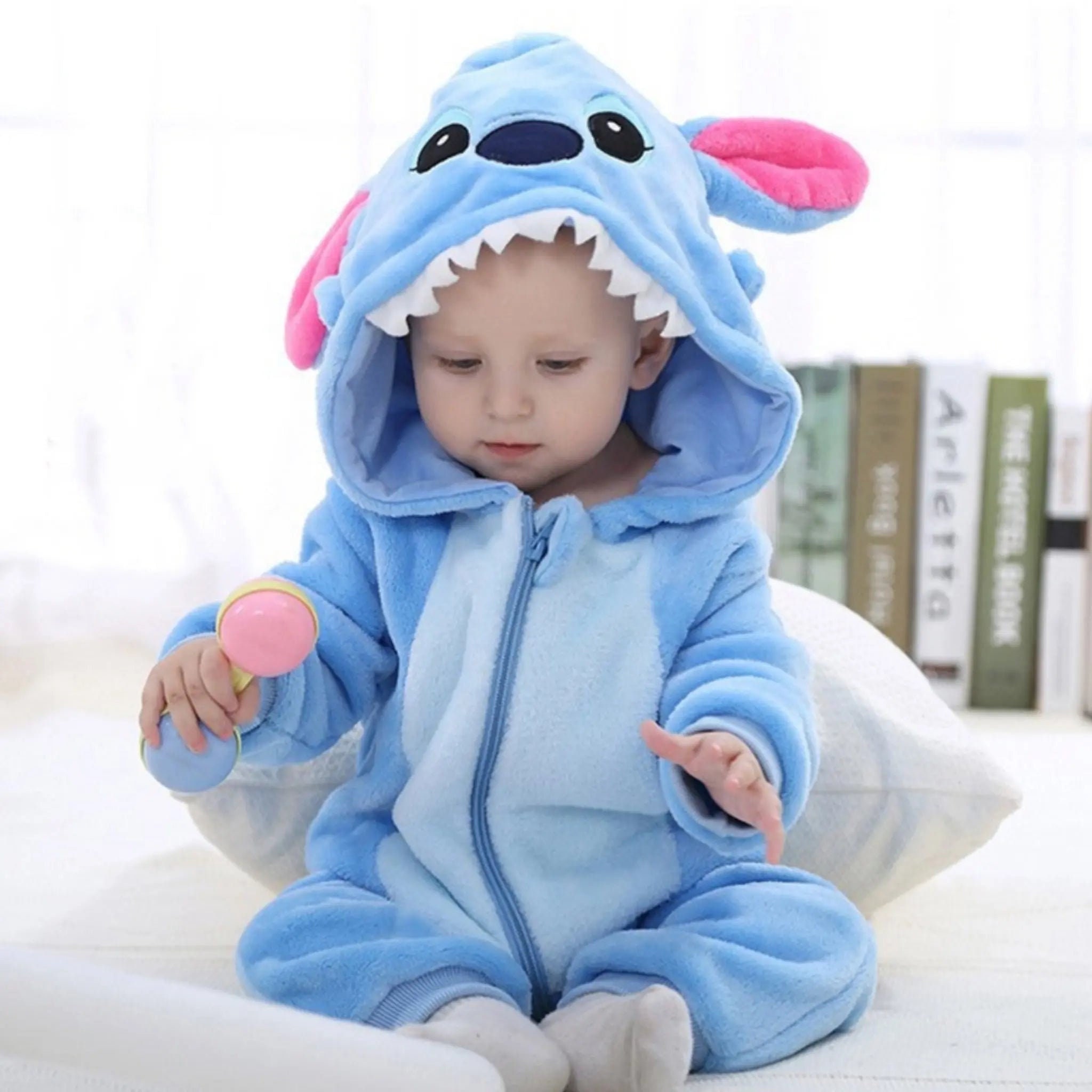 Disney Stitch Kids Winter One-Piece Pajamas Sets Children Animal Kigurumi  Onesies for Boys Girls Pyjama Cartoon Cosplay Costume - AliExpress