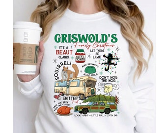 Griswold Christmas Sweatshirt, Griswold Co Sweater, Christmas Tree Farm Shirt, Family Vacation Match, National Lampoon's Christmas Vacation