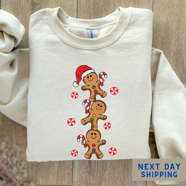 Gingerbread Christmas Family Sweatshirt, Cute Christmas Gingerbread Shirt, Family Matching Funny Xmas Sweatshirt, Christmas Gift Tee Shirt