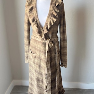 vintage Ralph Lauren long hand knit cardigan