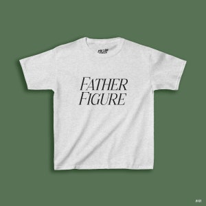 Father Figure Baby Tee, Father Tshirt, Ironic Shirt, Baby Tee Y2K, Shirts That Go Hard, Baby Crop Tee