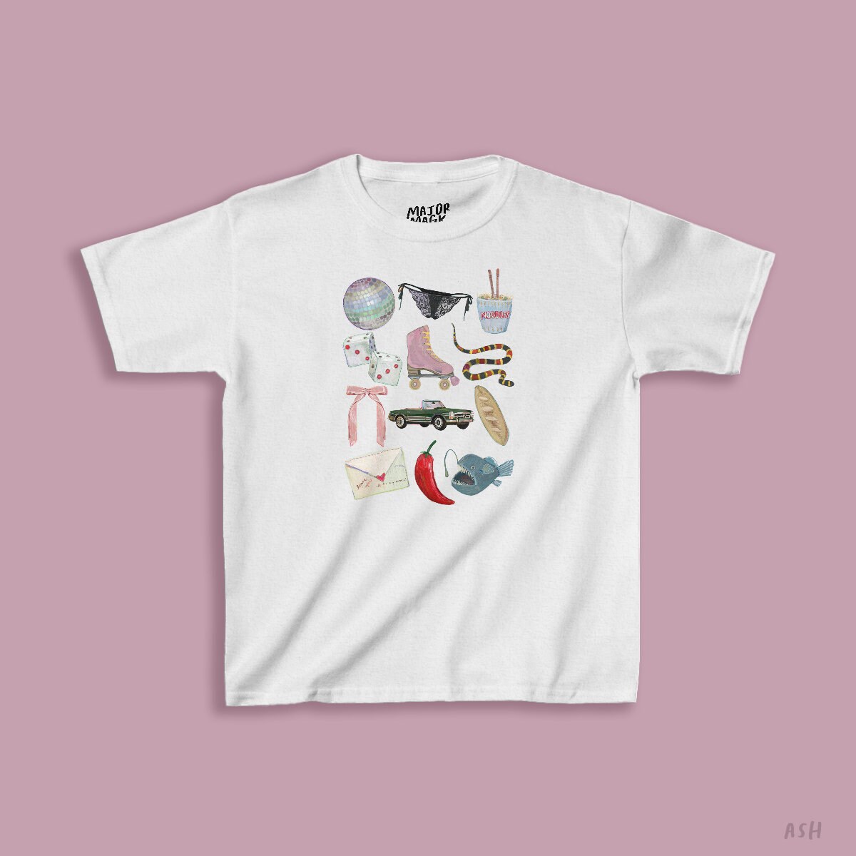 idem master artist’s girls Tshirt ACDC RAG x Artiswitch 