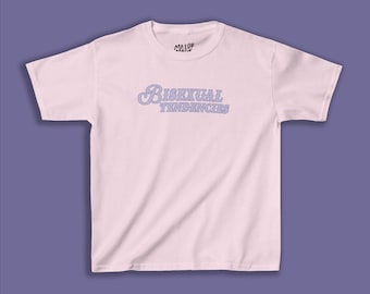 Bisexuell Tendances Baby T-Shirt, LGBTQ Baby T-Shirt, Lesben Crop Top, Schwules Baby T-Shirt, Queer Tshirt, Pride Baby T-Shirt, LGBTQ Geschenk