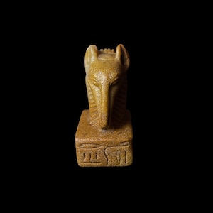 God Seth Amulet, Amulet for God Seth, Egyptian God Seth Statuette. God Set, the God of Chaos, God Osiris Brother.