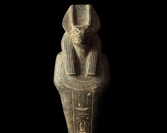 Basalt Stone Egyptian God Anubis Statue