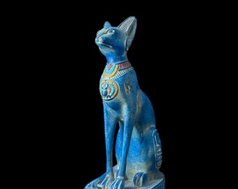 Ancient Egyptian Goddess Bastet statue, Home decor statues made in Egypt