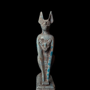 Statue für den ägyptischen Gott Anubis, Schakalgott Anubis Kunst und Sammlerstücke, Wohnkultur Skulpturen aus Stein, handgefertigte Steinfigur