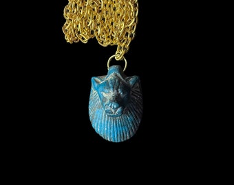 Goddess Sekhmet Pectoral - Sekhmet pendant necklace, Pectoral for Sekhmet Goddess.