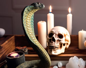 Ancient Egyptian Uraeus cobra statue, snake gifts for Snakes lovers