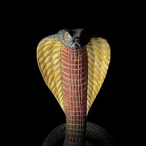 Ancient Egyptian Uraeus cobra statue, snake gifts for Snakes lovers