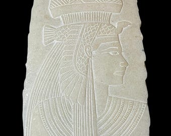 Large Cleopatra Statue: Egyptian Queen Wall Decor
