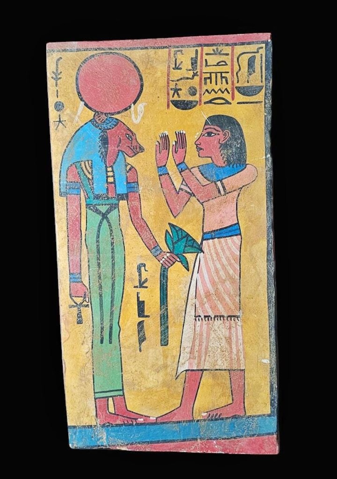 Goddess Sekhmet Wall Relief: Ancient Egyptian Art - Etsy