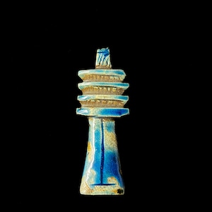 Djed, Bijoux égyptiens, amulettes égyptiennes, bijoux anciens, répliques d'objets égyptiens, accessoires de reconstitution historique, bijoux vintage