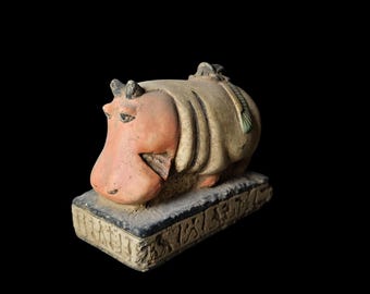 エジプトのカバの像、エジプトのカバの像 - Etsy 日本