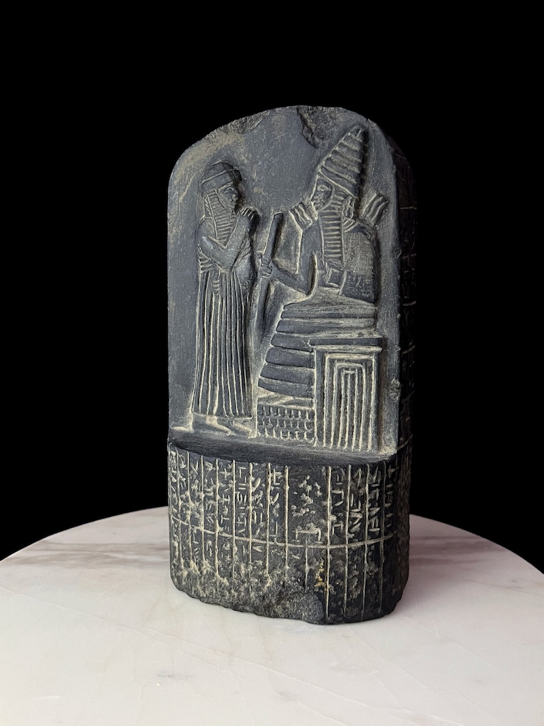 Babylon Law Code of Hammurabi - Akkadian Cuneiform Mesopotamian Art ...