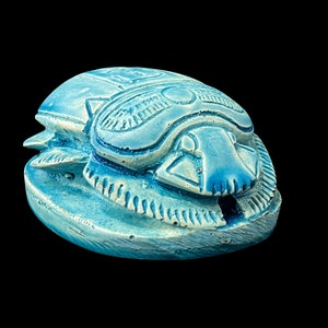 Egyptian Scarab, The decorative Good luck scarab in Ancient Egypt.