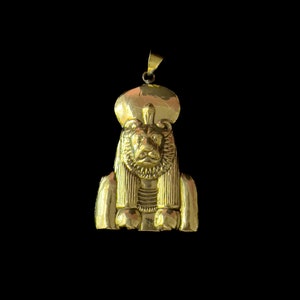 Sekhmet Pendant, Exquisite Handmade Goddess Charm, Authentic Egyptian Jewelry, Unique Spiritual Gift
