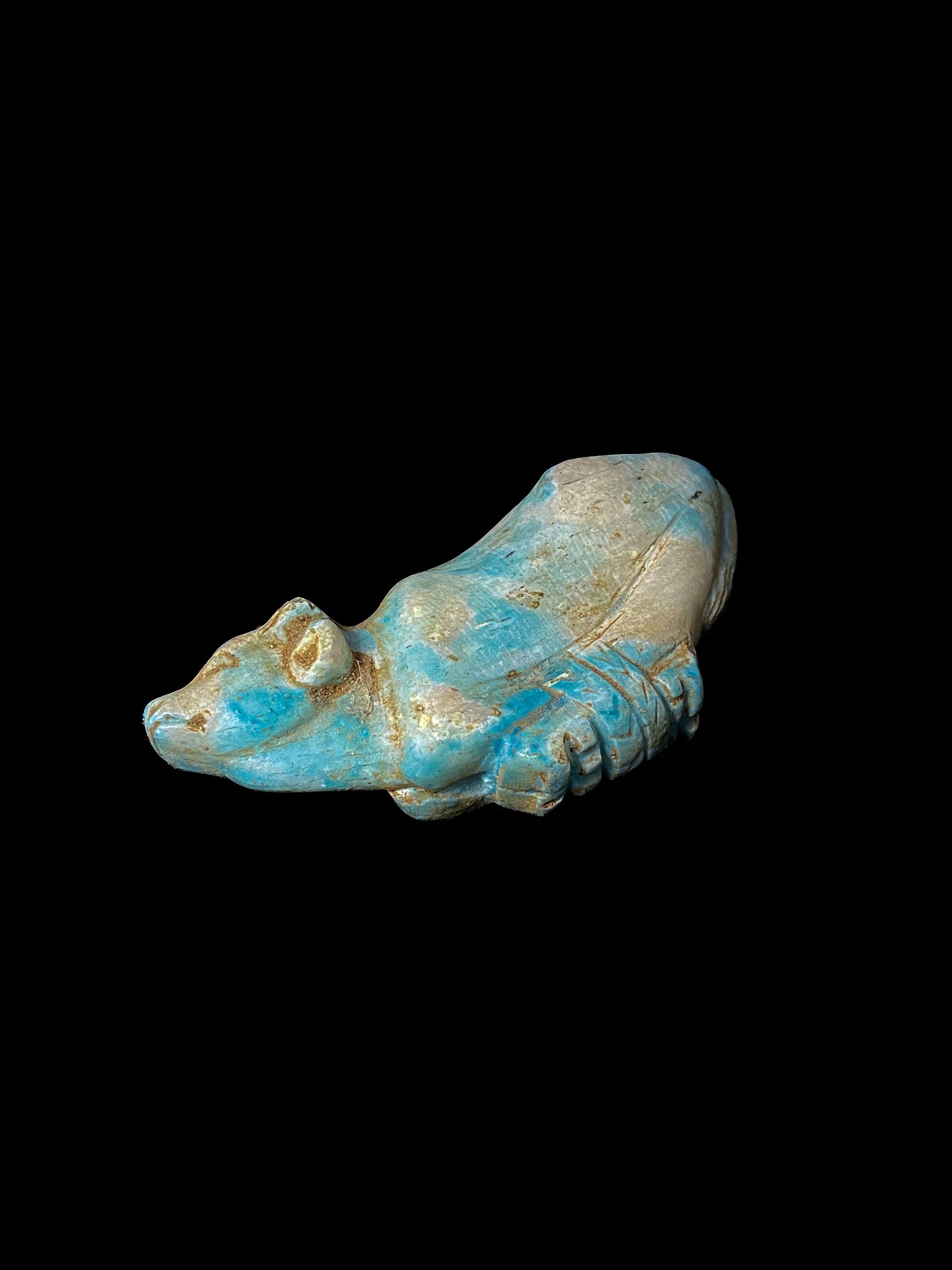 Egyptian Cattle statue, Branding the Cattle scene in Ancient Egypt. cow with feet tied statue as the Egyptian tradition of brand the cattle.