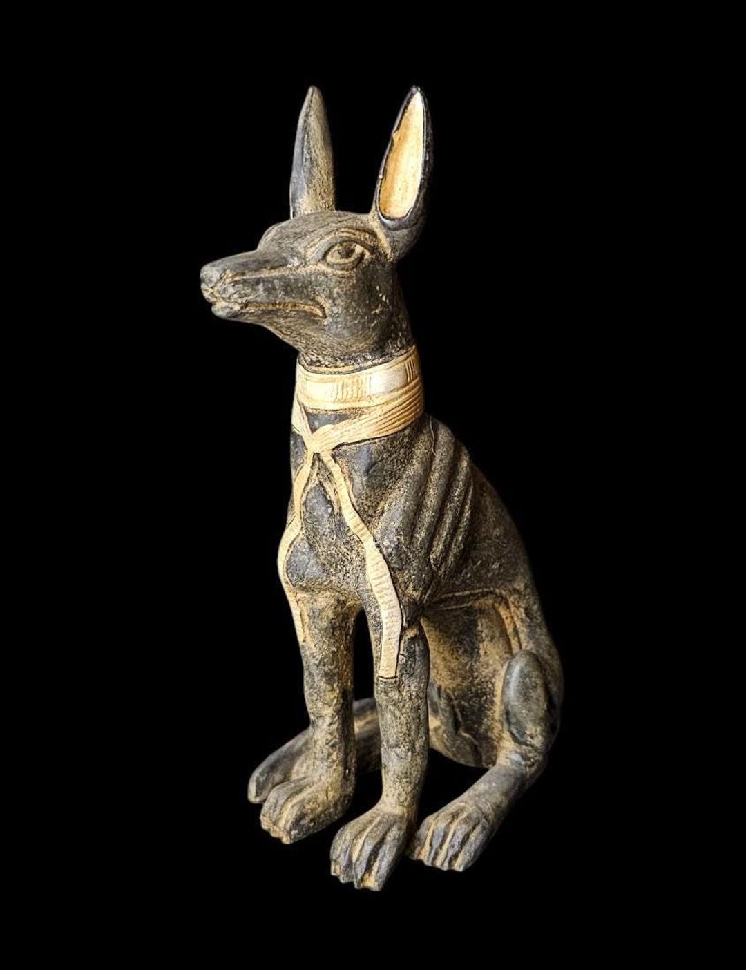 Mini Egyptian God Anubis Bust: Altar Statue - Etsy