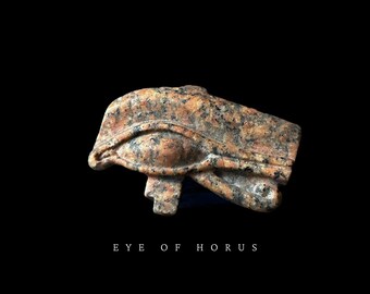 Granite Eye of Horus Pendant: Ancient Egyptian Amulet Necklace