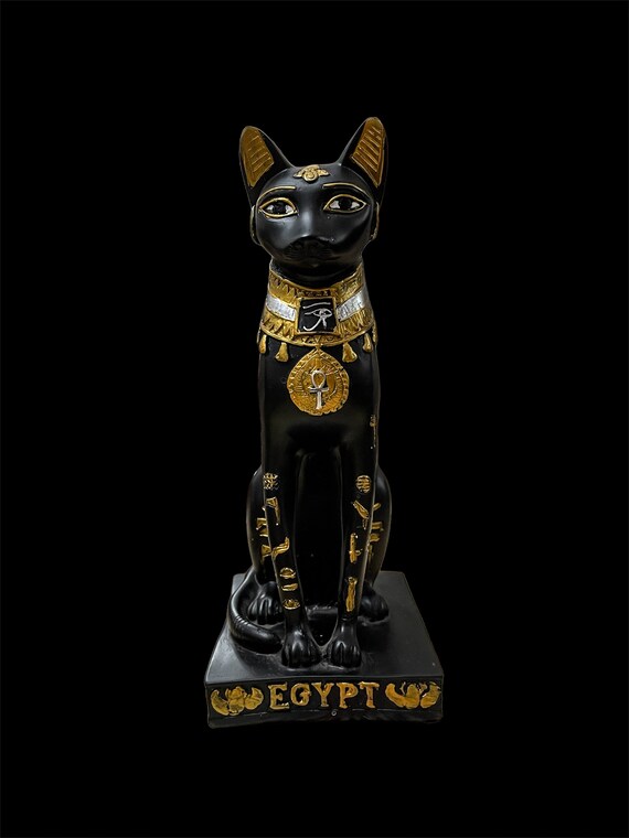 古代エジプトの女神バステト像、エジプト製の室内装飾像 - Etsy 日本